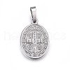 Non-Tarnish 201 Stainless Steel Pendants STAS-F177-05P-2