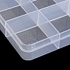 Transparent Plastic Bead Containers CON-YW0001-13-3
