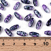 Baking Paint Glass Seed Beads SEED-N008-06F-4