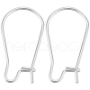 Beebeecraft 100Pcs 304 Stainless Steel Hoop Earring Findings STAS-BBC0005-94S-01-1