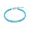 Synthetic Turquoise Beaded Bracelets for Women CG6931-5-1