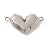 304 Stainless Steel Connector Charms STAS-S131-07P-1