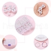 443Pcs 5 Sizes ABS Plastic Imitation Pearl Beads KY-YW0001-10-3