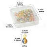 40Pcs Gradient Color Resin Pendants PALLOY-FS00029-4