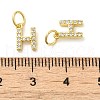 Brass Micro Pave Cubic Zirconia Pendants KK-M273-02G-H-3