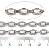 304 Stainless Steel Hexagon Link Chains CHS-S012-21P-3