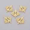 Tibetan Style Alloy Chandelier Component Links TIBEP-EA9734YKG-G-LF-2