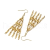 304 Stainless Steel Bar Link Chain Dangel Earrings EJEW-JE05839-01-4