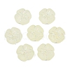Frosted Transparent Acrylic Beads OACR-P029-19B-03-2