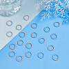 Unicraftale 100Pcs 304 Stainless Steel Linking Ring STAS-UN0041-24-5