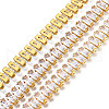 Rectangle Cubic Zirconia Strass Chains CHC-N020-04-1