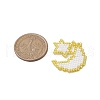 Seed Beads Beaded Charms PALLOY-MZ00270-2