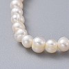 Stretch Grade A Natural Freshwater Pearl Bracelets BJEW-JB04623-01-3