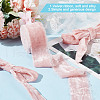 5 Yards Polyester Frayed Ribbon OCOR-WH0082-226A-03-5