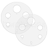 Acrylic Measuring Tool for Doll Craft Eyes TOOL-WH0155-110B-03-1