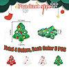   24Pcs 4 Colors Handmade Bumpy Glass Beads Strands LAMP-PH0001-33-2