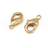 Brass Lobster Claw Clasps KK-901-G01-2