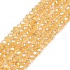 Electroplate Glass Beads Strands EGLA-A044-T2mm-B03-1
