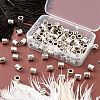 120Pcs 12 Style Alloy European Beads FIND-LS0001-12-5