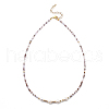Beaded Necklaces NJEW-JN03075-01-1