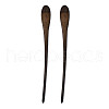 Vintage Schima Wood Hair Sticks Findings OHAR-N008-12-1