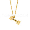 Dumbbell 304 Stainless Steel Pendant Necklaces FS-WGFA125-03-2