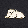 304 Stainless Steel Kitten Pendants A-STAS-N090-JN857-2-1