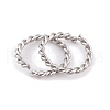 Non-Tarnish 304 Stainless Steel Qulck Link Rings FIND-Q103-04P-2
