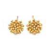 Brass Stud Earrings EJEW-Q014-34G-2