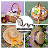 GOMAKERER about 10.5~11 yards Ethnic Style Polycotton Jacquard Leaf Ribbons OCOR-GO0001-15E-7