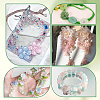   200Pcs 10 Colors Spray Painted Transparent Glass Beads GLAA-PH0003-41-6