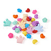 50Pcs 15 Style Food Grade Eco-Friendly Silicone Focal Beads SIL-TA0001-10-11