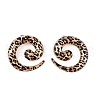 Spiral Alloy Stud Earrings EJEW-R021-01KCG-2