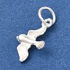 925 Sterling Silver Bird Charms STER-G043-04S-2