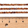Natural Orange Garnet Beads Strands G-RM2025-03-2.5mm-5