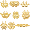 SUNNYCLUE 18Pcs 9 Styles Alloy Pendant FIND-SC0009-12-1