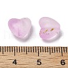 Frosted Transparent Acrylic Beads OACR-F013-04-3