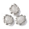 Natural Quartz Crystal Oval Multi-Strand Links G-G207-02P-10-1