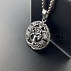 Stainless Steel Tree of Life Pendant Vintage Punk Fashion Personality Necklaces ZM5321-2