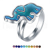 Zinc Alloy Adjustable Finger Rings for Girls FS-WGF0ECC-01-1