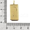 Brass Micro Pave Cubic Zirconia Pendants KK-S523-09G-3