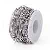 Tarnish Resistant 304 Stainless Steel Cable Chains CHS-F007-03P-3