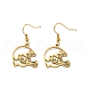 PVD Vacuum Plating 304 Stainless Steel Dangle Earrings EJEW-A023-02G-1