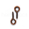 Iron Screw Eye Pin Peg Bails X-IFIN-E561Y-R-2