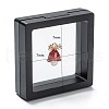 Square Transparent PE Thin Film Suspension Jewelry Display Box CON-D009-01B-03-4