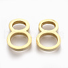 304 Stainless Steel Pendants STAS-T041-09G-8-1