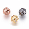 Brass Cubic Zirconia Beads KK-O106-36-1