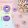 SOFPLATE 100Pcs Opaque Acrylic Beads MACR-SP0001-35-2