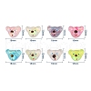 Transparent Resin Decoden Cabochons RESI-CJ0001-128-3