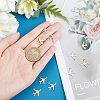 Unicraftale 12Pcs 2 Colors 201 Stainless Steel Pendants STAS-UN0035-68-2